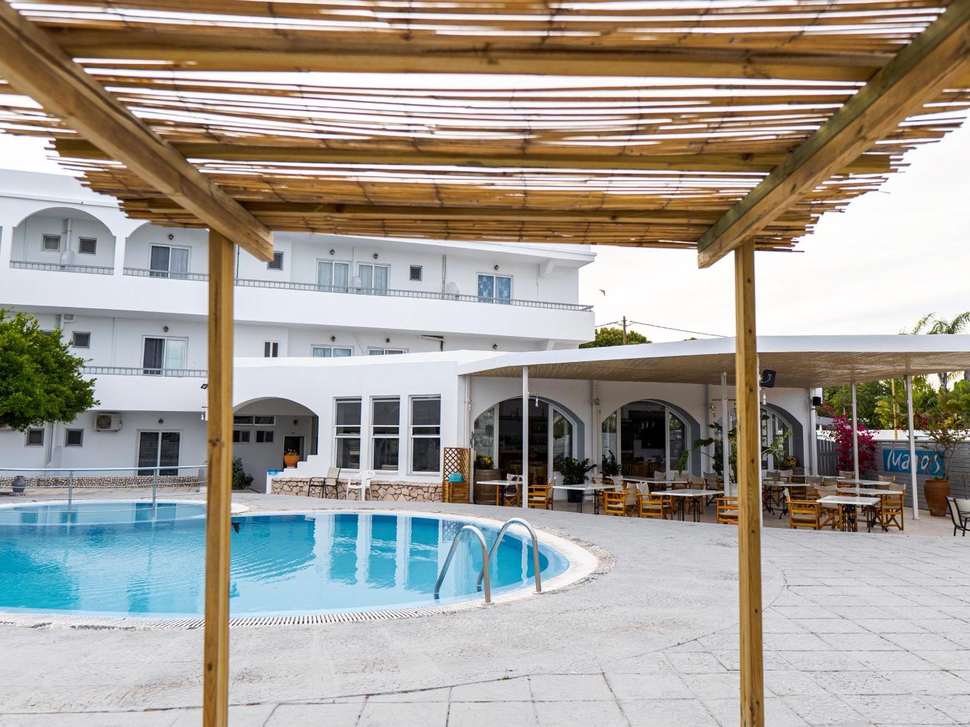Manos Pension Faliraki Exteriör bild